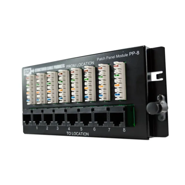 Simply45 PP-8 patchpanel 8-port CAT5E modul