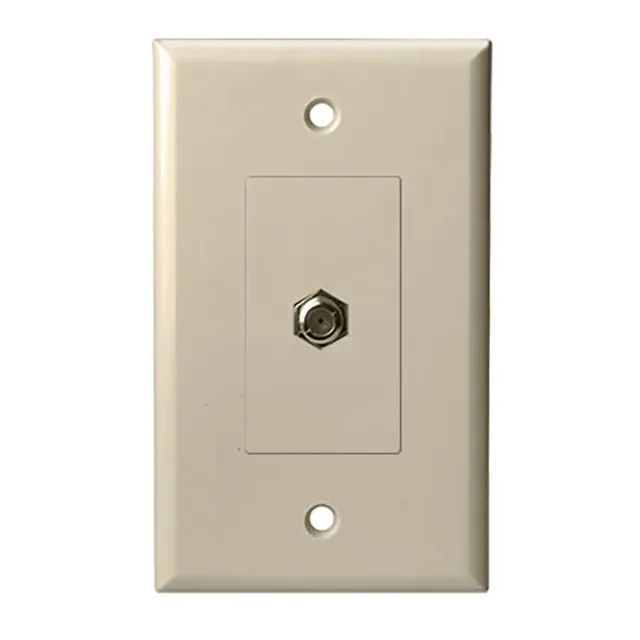 Simply45 241D-AL antenneudtag almond F-stik 10-pak