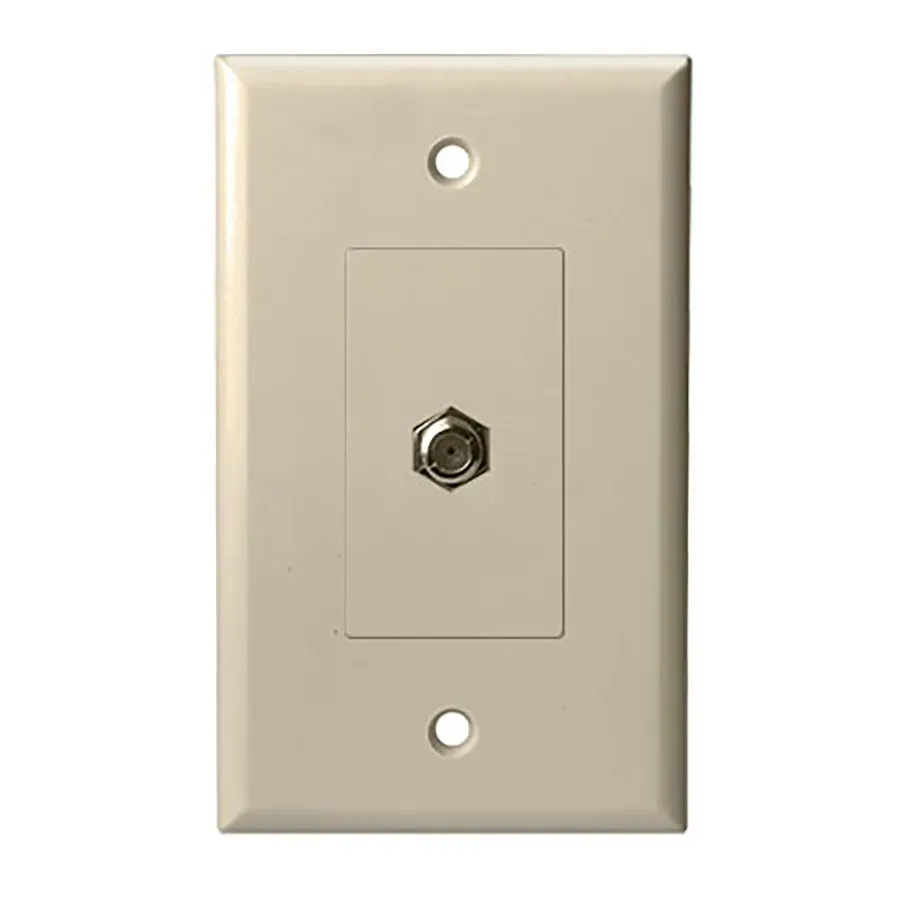 Simply45 241D-AL antenneudtag almond F-stik 10-pak