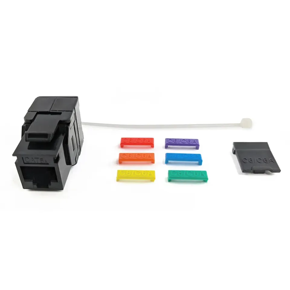 Simply45 KJ180U-CAT6/6A keystone jack sort 180° toolless