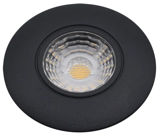 EXO Easy 2-Place indbygningsspot Ø70 2700K sort