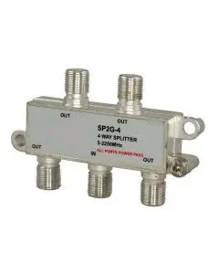 Simply45 244-Digital coax splitter 4-vejs 2,4GHz