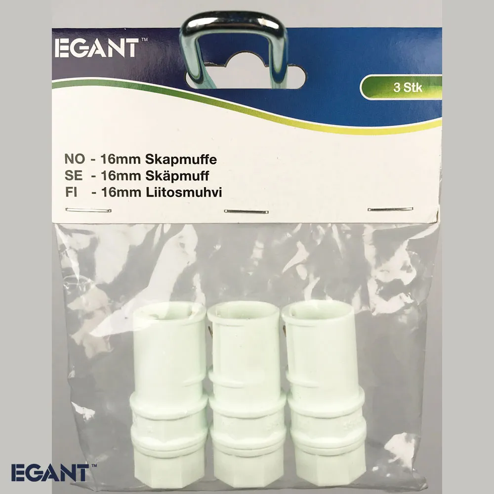 EGANT Flexrør samlemuffe Ø16 kobling