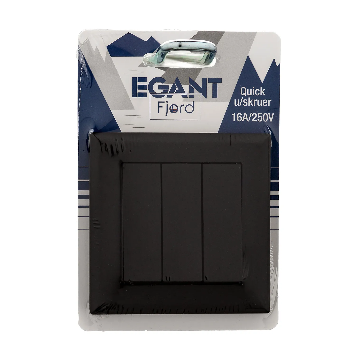 EGANT Fjord afbryder indbygget 3x1-polet