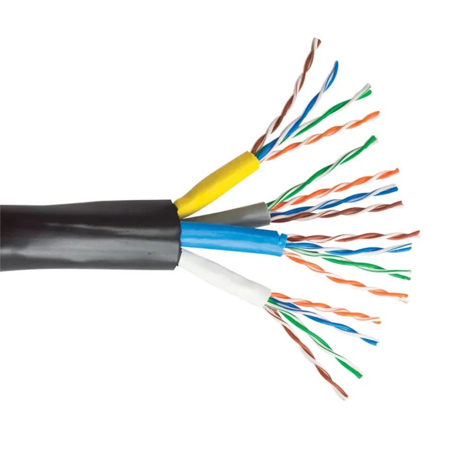 Simply45 HNC-10 netværkskabel 4xCat5e 305m sort bundled