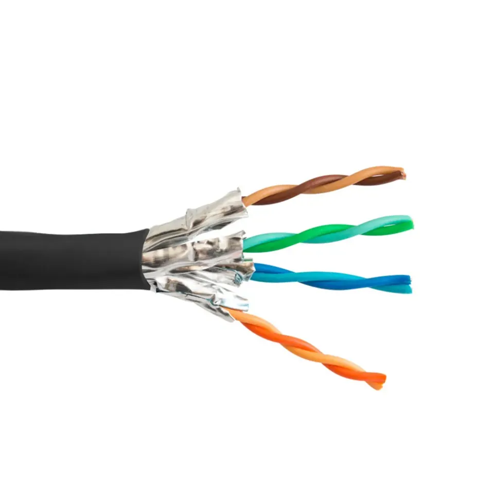 Simply45 CAT6ASH-ECO-LS-BK installationskabel sort 305 m