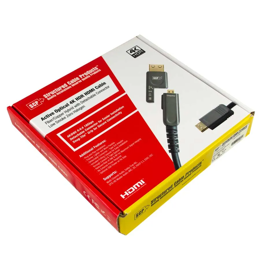 Simply45 995AOC-30M HDMI kabel 30 m 4K aftagelig
