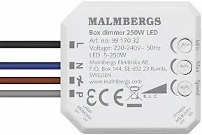 EL-Grossisten 5-250W LED dåsedæmper tryk