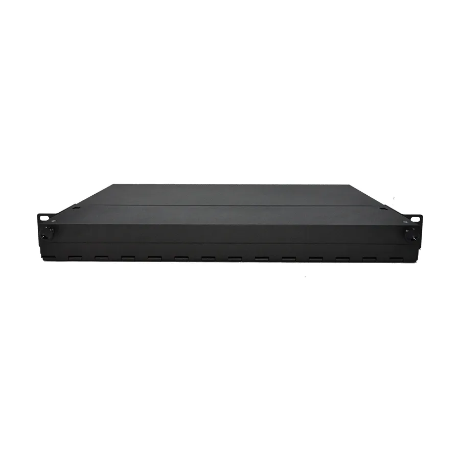 Simply45 F-ENCLGX-1RU3 fiberboks 19" 1U sort
