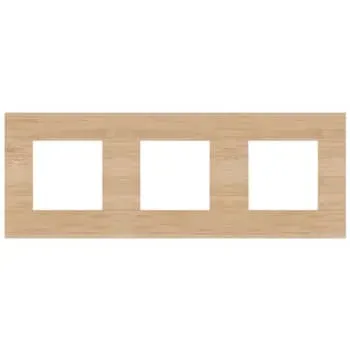 Niko Pure 3-modul ramme bamboo