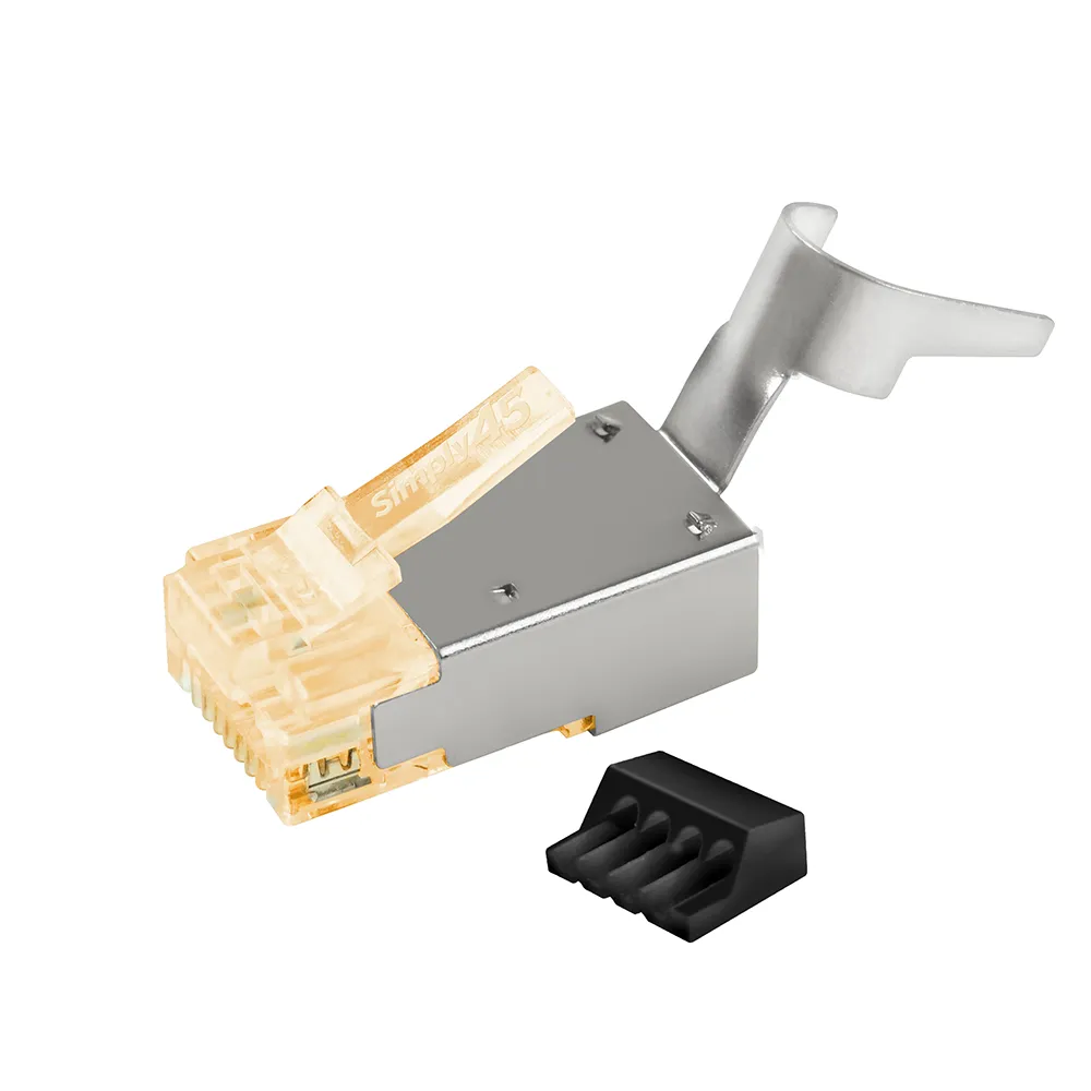 Simply45 S45-1155 RJ45 stik skærmet Cat6a 50 stk