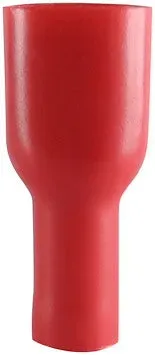 EL-Grossisten fladstiftholder rød 0,5-1,5 mm² 100 stk