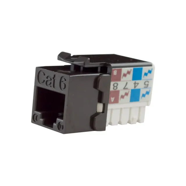 Simply45 CAT6-JACK-BN keystone jack brun Cat6