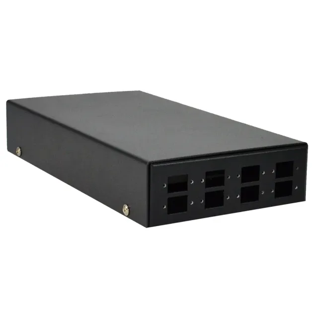 Simply45 F-DWB-IN8 fiber vægboks 8 port sort