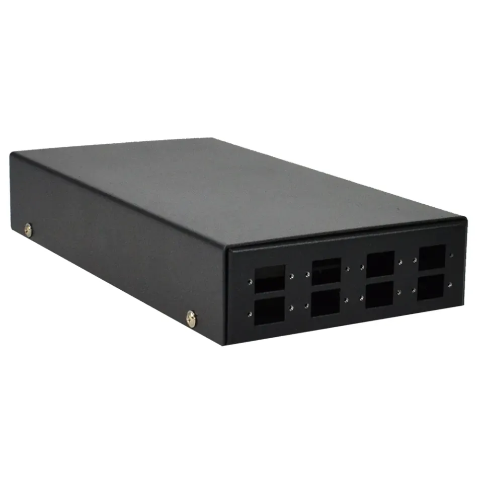 Simply45 F-DWB-IN8 fiber vægboks 8 port sort