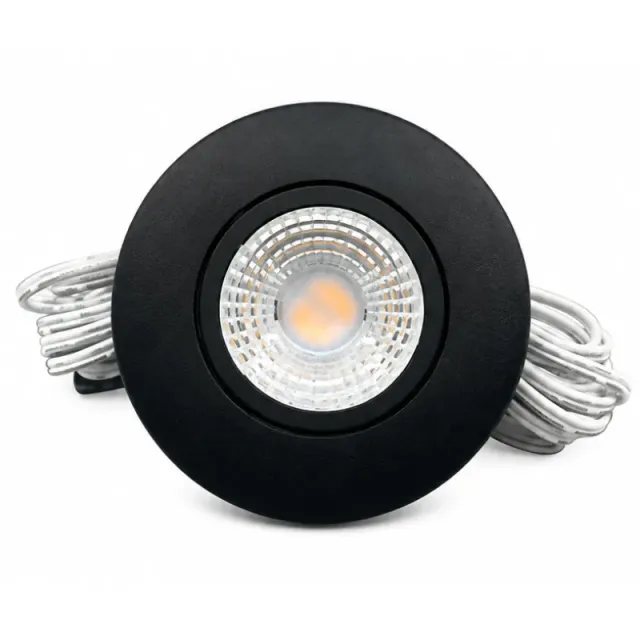Daxtor Easy 2-Place møbelspot LED sort 3W 2700K IP44
