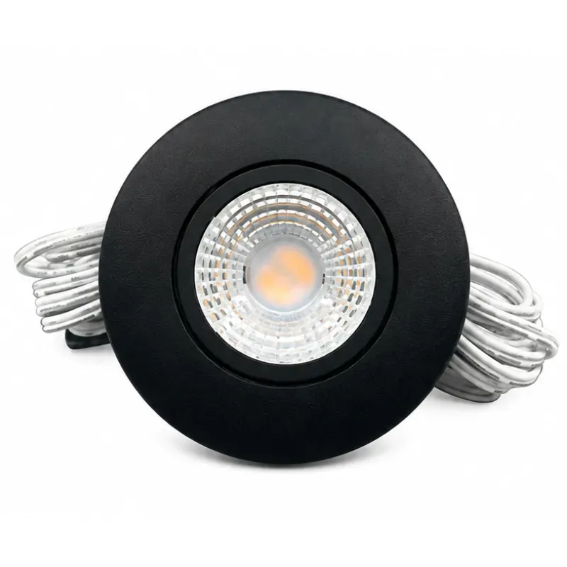Daxtor Easy 2-Place møbelspot LED sort 3W 2700K IP44
