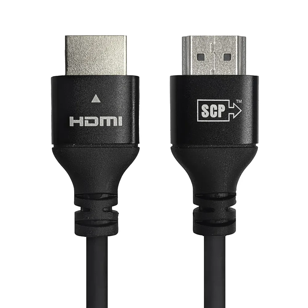SimplyAV UltraFlex HDMI kabel 2m 8K 48Gbps sort silikone