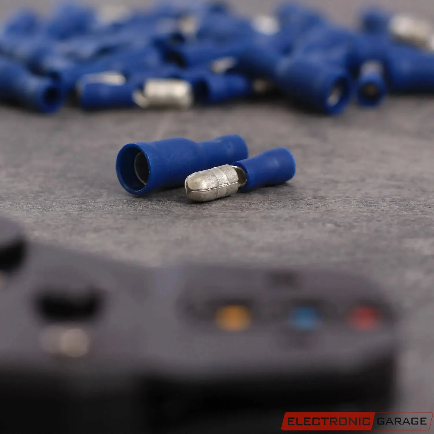 Electronic Garage EG 23C492 rundstik sæt blå 100 stk 1,5-2,5 mm²