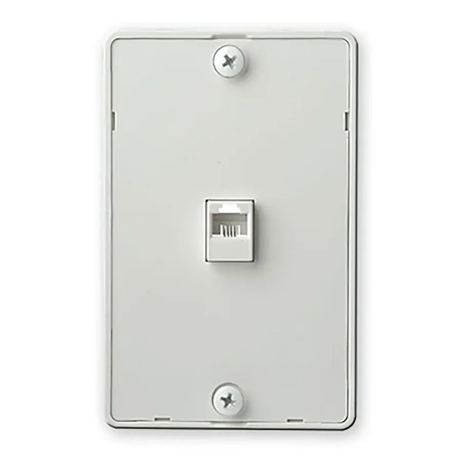 Simply45 220-WT telefon vægudtag hvid