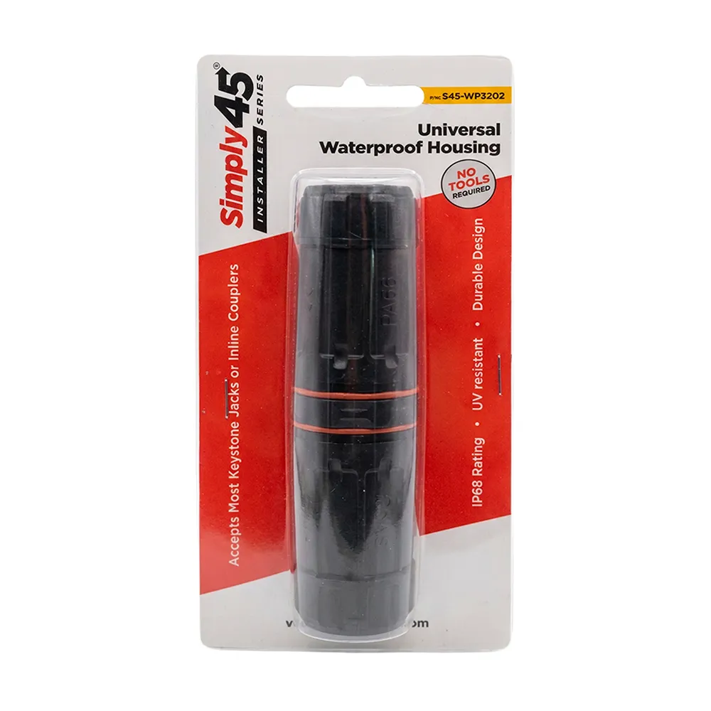 Simply45 Universal vandtæt kobling IP68 sort