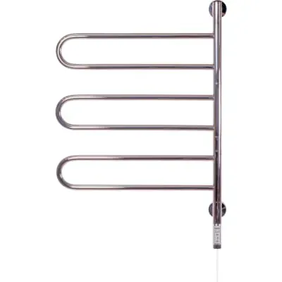 Curvo håndklædetørrer 825x545 mm 3 arme 49W poleret