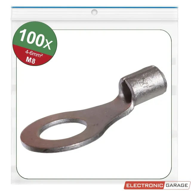 Electronic Garage EG 23C514 ringkabelsko M8 4-6 mm² 100 stk