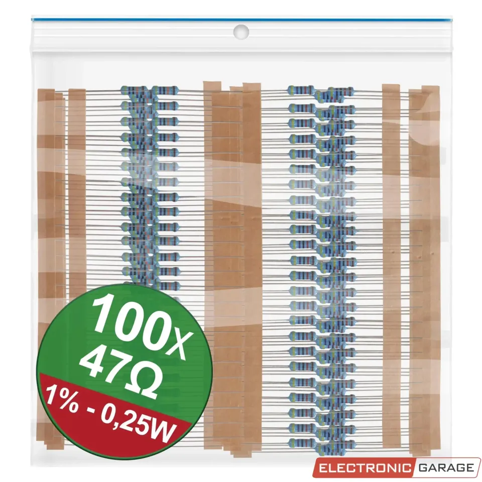 Electronic Garage EG 22P040 modstande 100 stk 47 ohm 1%