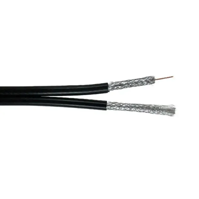 Simply45 RG6/U-S-BC-BK koaksialkabel sort 152m dual
