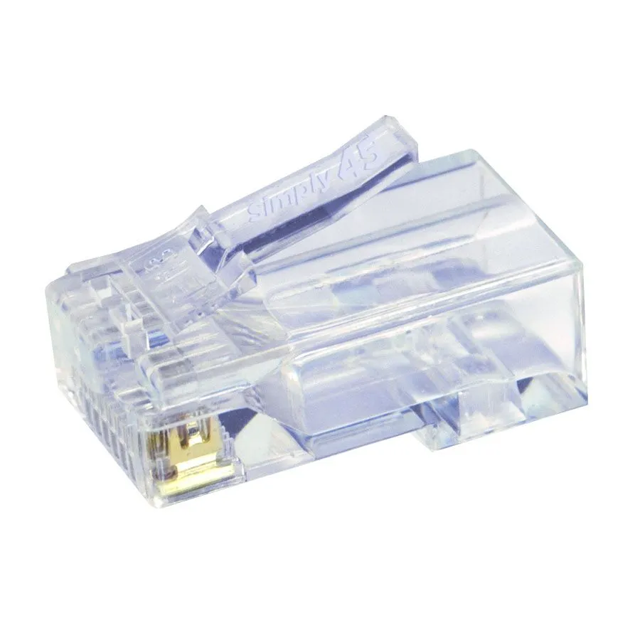 Simply45 S45-1500 RJ45-stik Cat5e pass-through UTP