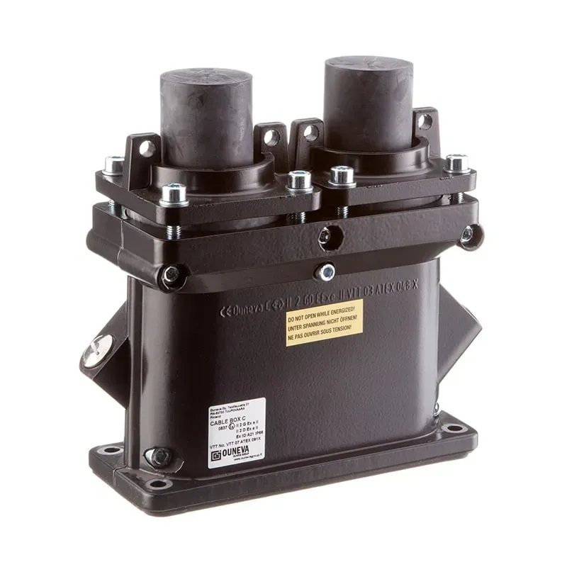 Ouneva kabelterminalboks C/D til 2 kabler Ø40-60 mm