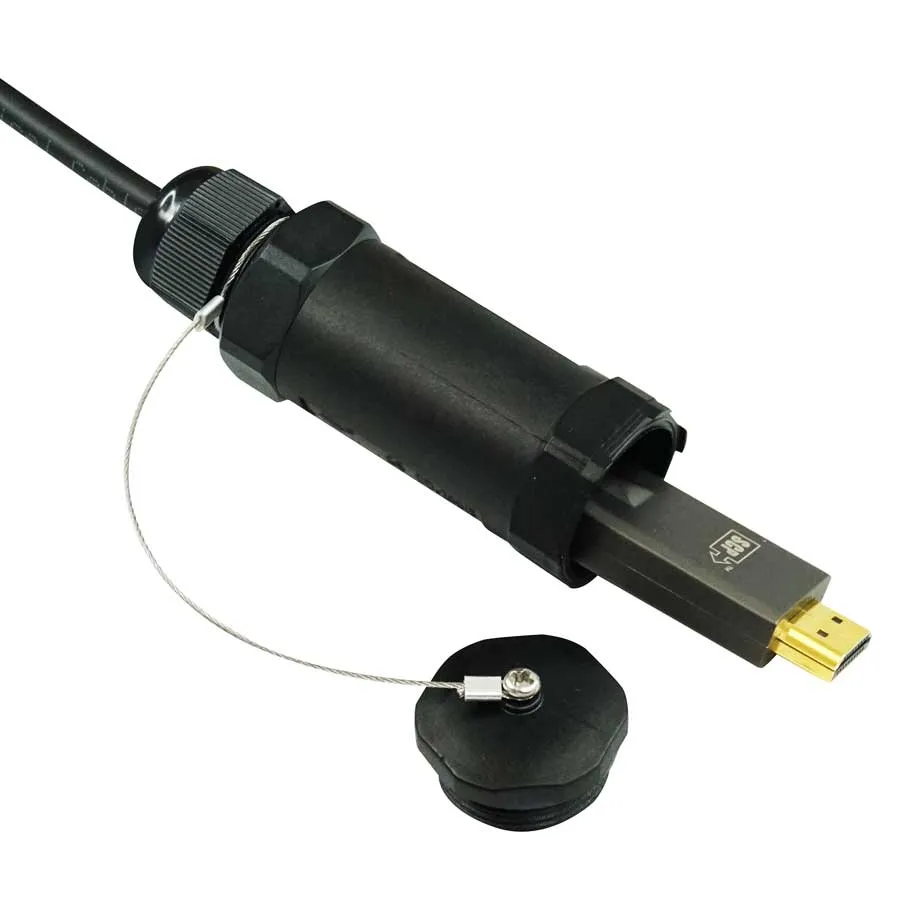 Simply45 996AOC-50M HDMI kabel 50m armeret 4K udendørs