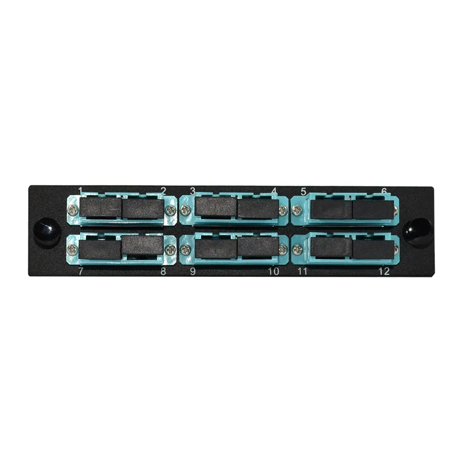 Simply45 F-LGXP-MMSC6 fiber adapterplade 6xSC aqua