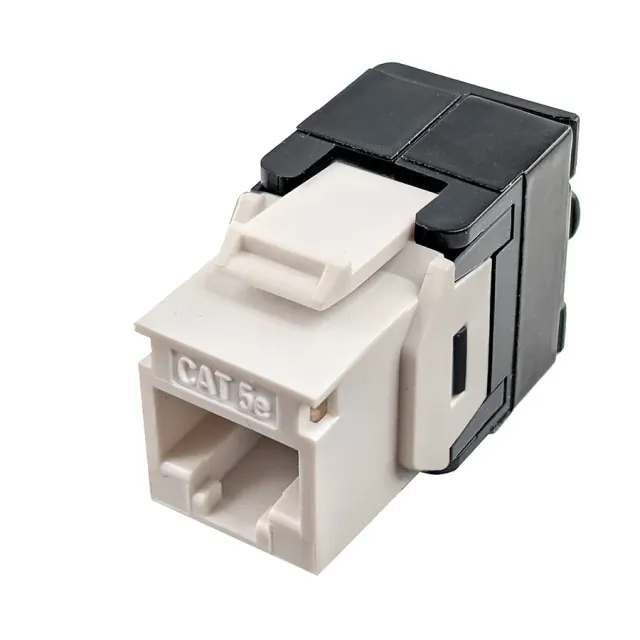 Simply45 KJ180U-C5E-WT keystone jack CAT5 hvid