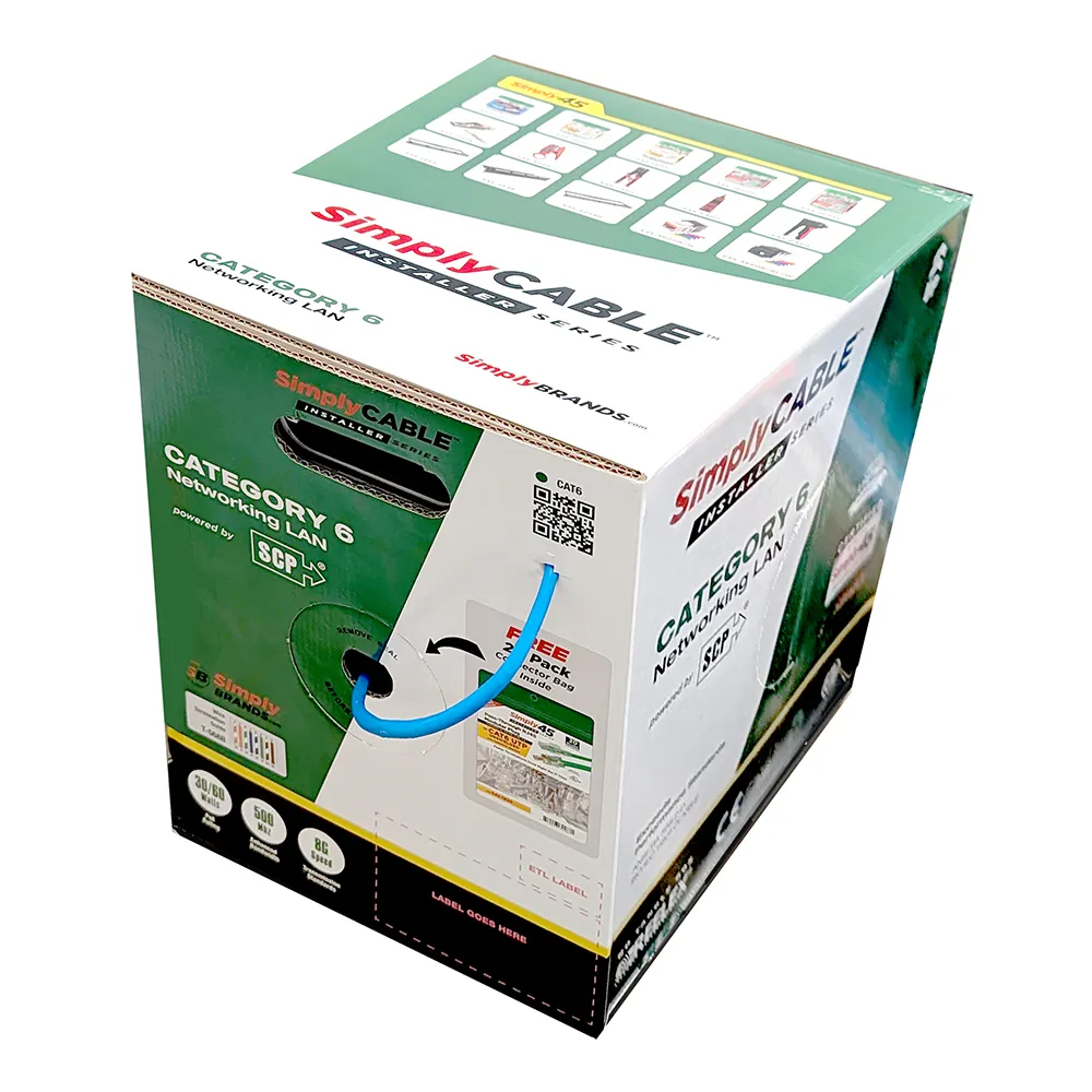Simply45 Installer Series Cat6 netkabel grå 305 m