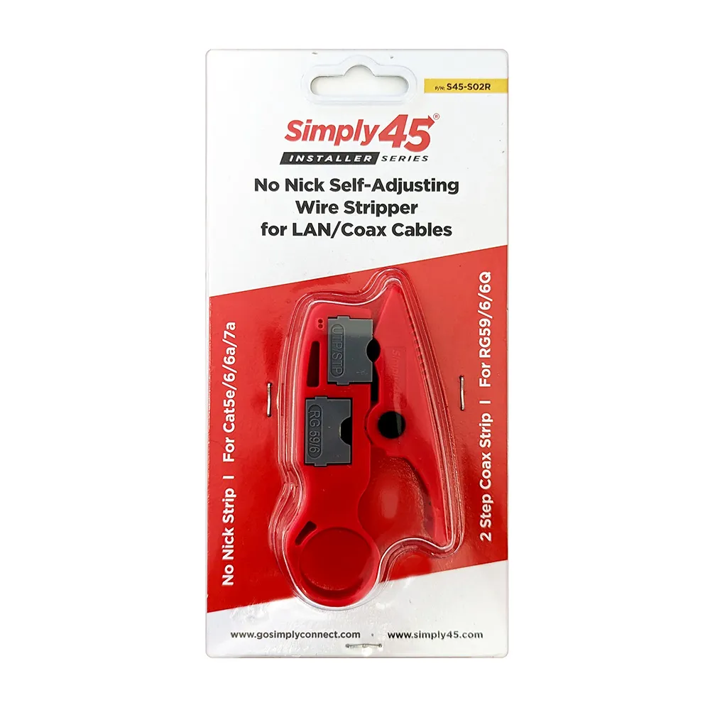 Simply45 Installer Series No Nick stripper 1 stk selvjusterende