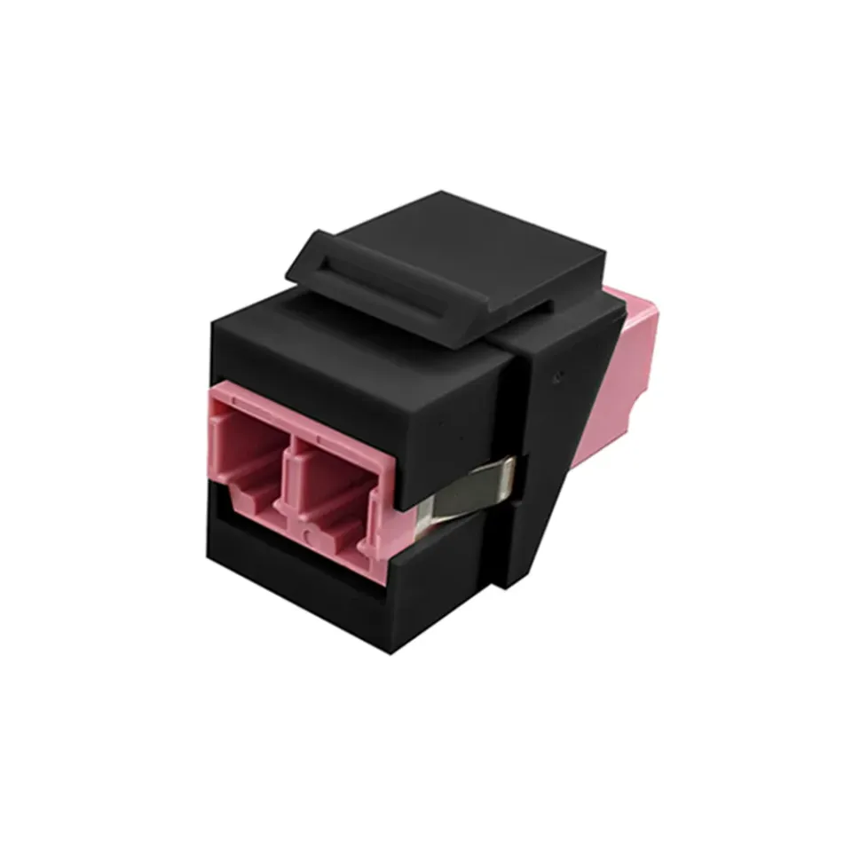 Simply45 F-KJ-MMLCLCD-BK fiber keystone jack LC sort duplex