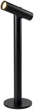 EL-Grossisten Zoom Desk batterilampe sort 3000K