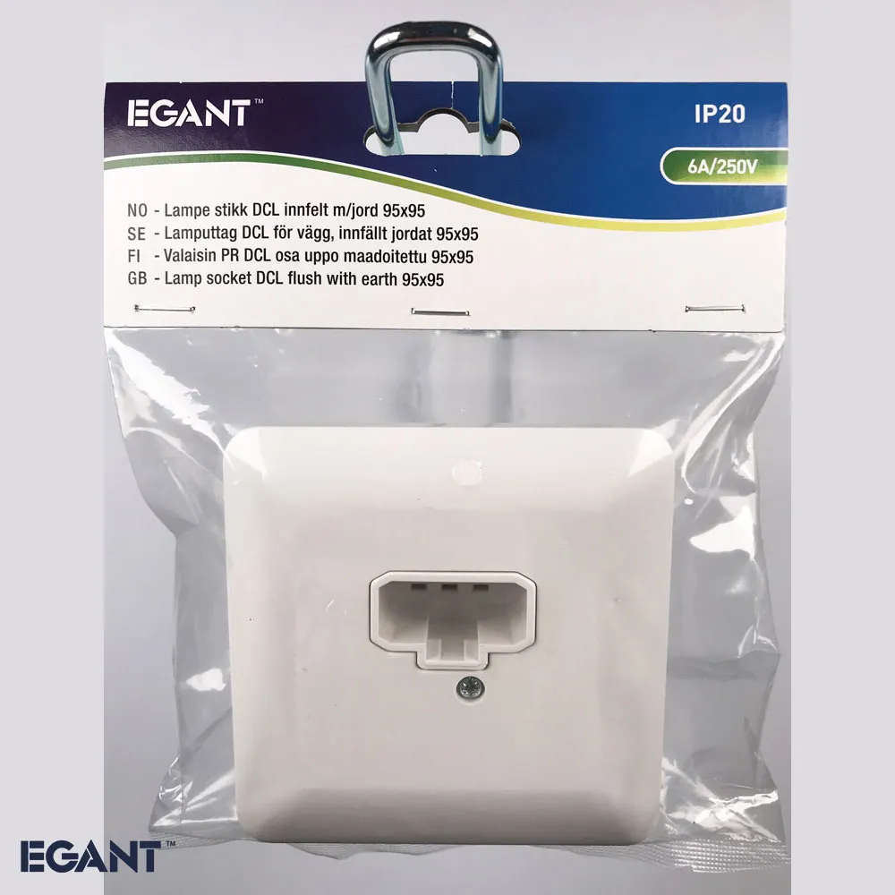 EGANT DCL lampudtag planforsænket 95x95mm