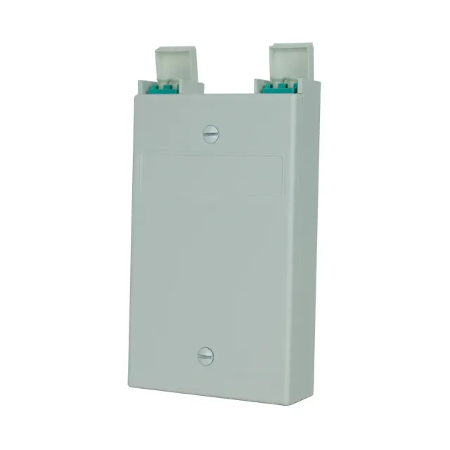 Simply45 2 Port Fiberboks LC MM aqua hvid