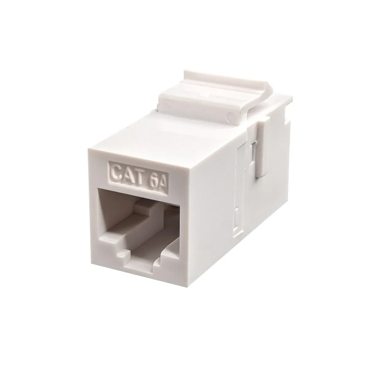 Simply45 KCOU-10GU-WT keystone samling Cat6a hvid