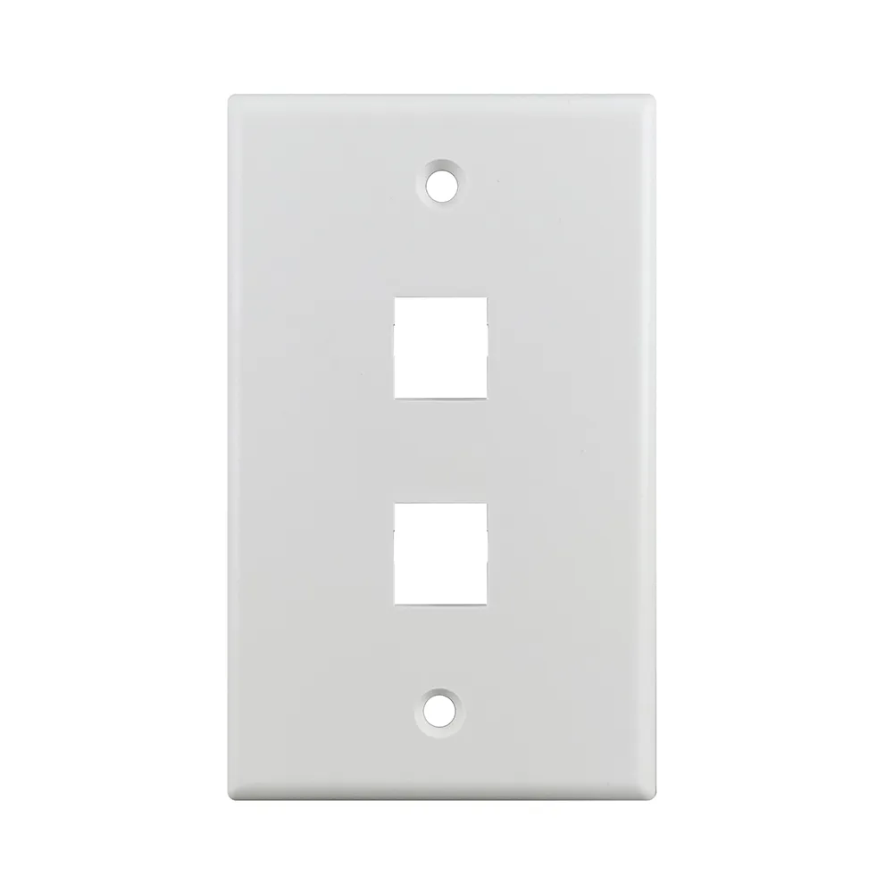 Simply45 S45-3202W-25 vægudtag 2 port hvid 25-pak