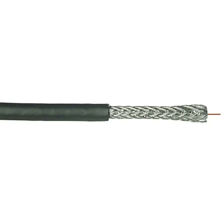 Simply45 RG6/U-BC-BK-5 koaksialkabel sort 152m kobber