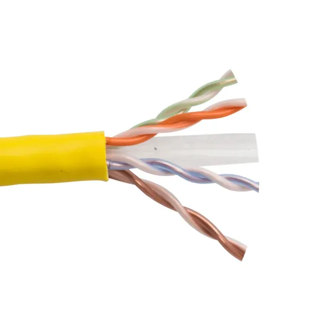 Simply45 CAT6-P-YL netværkskabel Cat6 plenum 305m gul