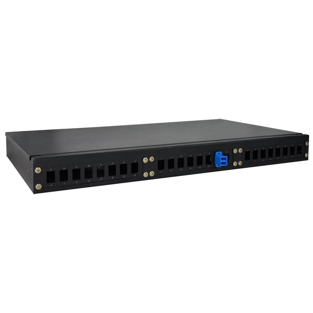 Simply45 F-ENC13C-1RU fiberpanel 1U sort 24 port