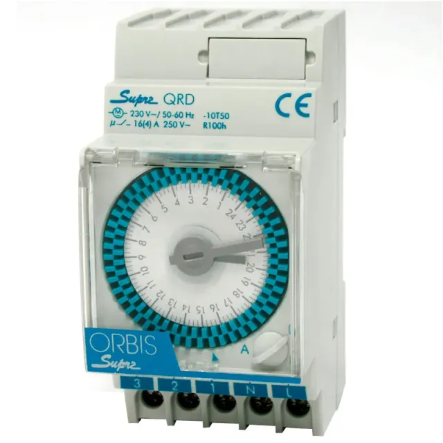 ORBIS SUPRA-QRD kontaktur døgn 48 timer DIN 16A