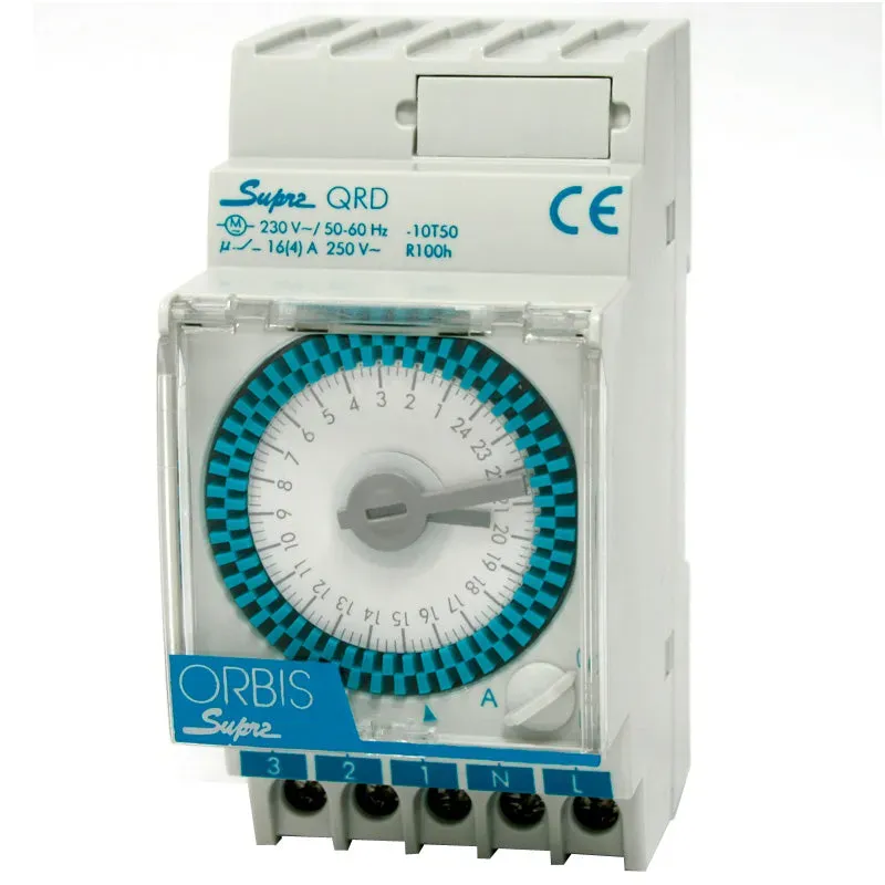 ORBIS SUPRA-QRD kontaktur døgn 48 timer DIN 16A