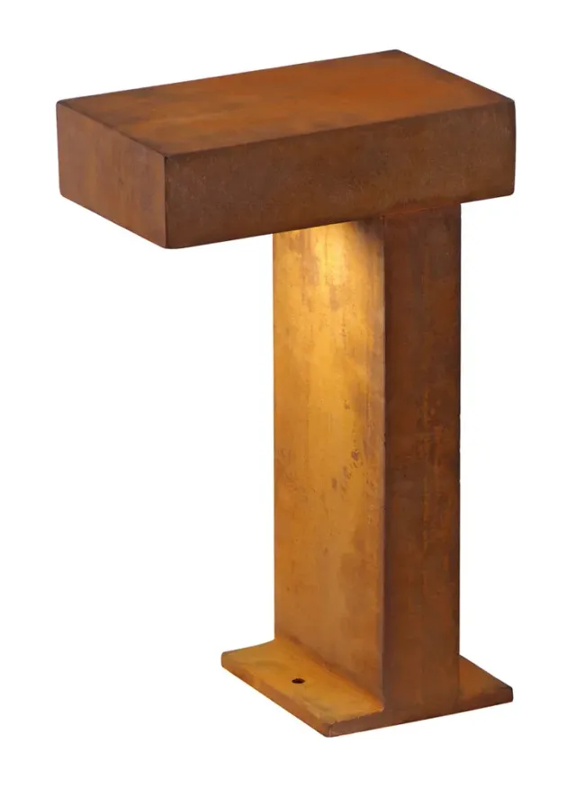 EL-Grossisten Rusty Pathlight bedlampe GX53 rust 9W