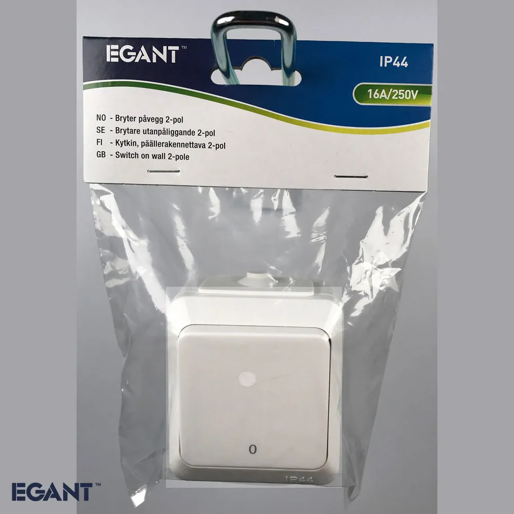 EGANT afbryder 2-polet IP44 udendørs