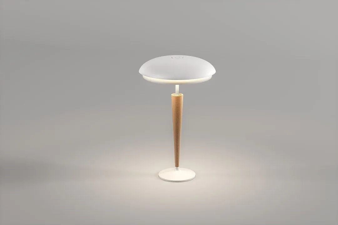 UBIQUA Lapis White genopladelig lampe hvid